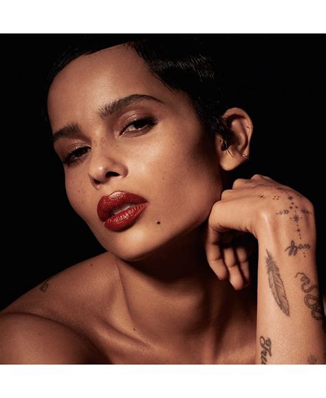 zoe kravitz yves saint laurent|zoe kravitz lipstick.